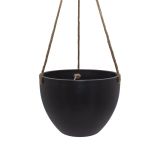Large Columbia Hanging Pot - Black