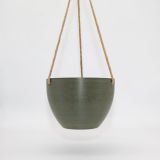 Small Columbia Hanging Pot - Olive